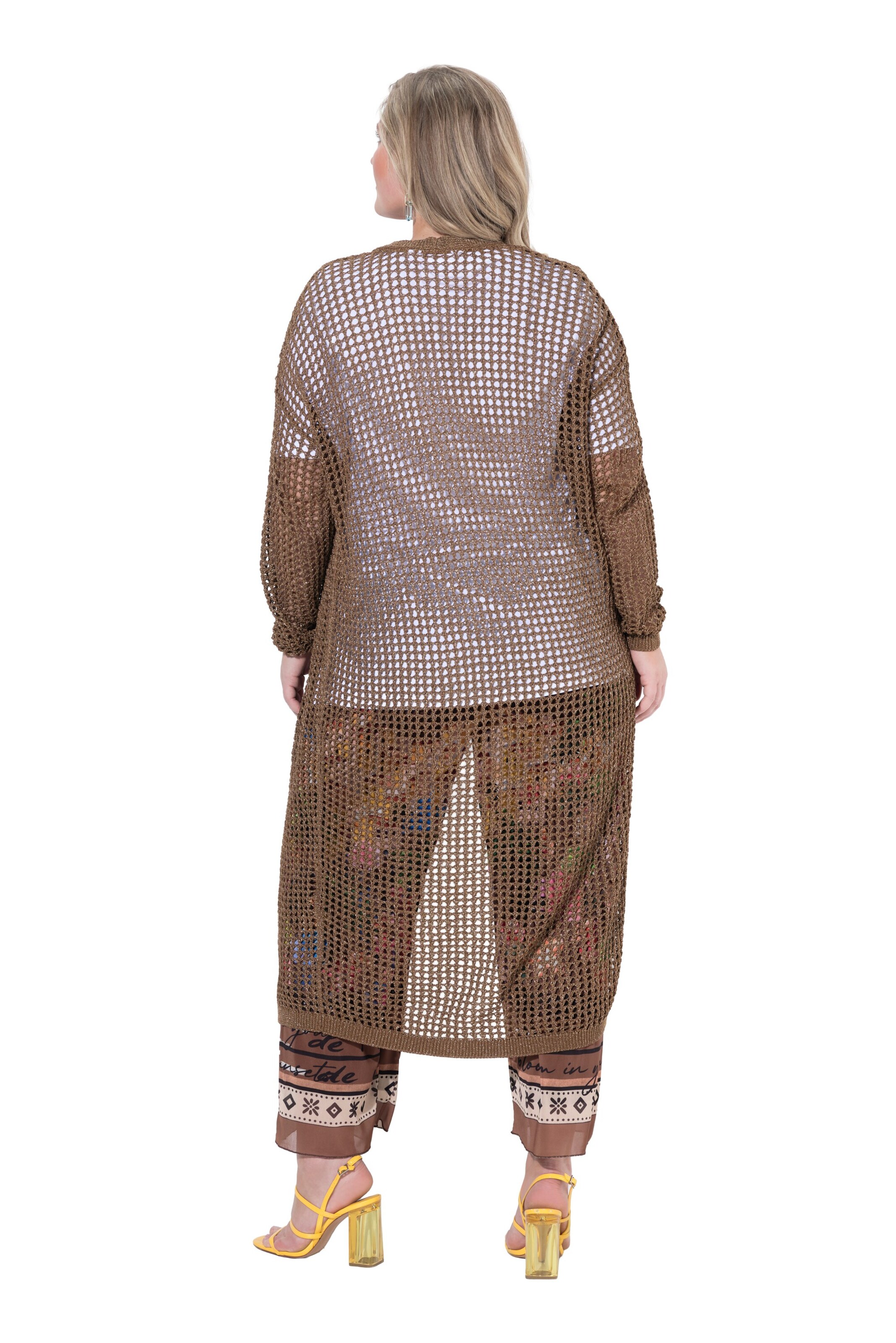 MIAMODA Gebreid vest in Goud