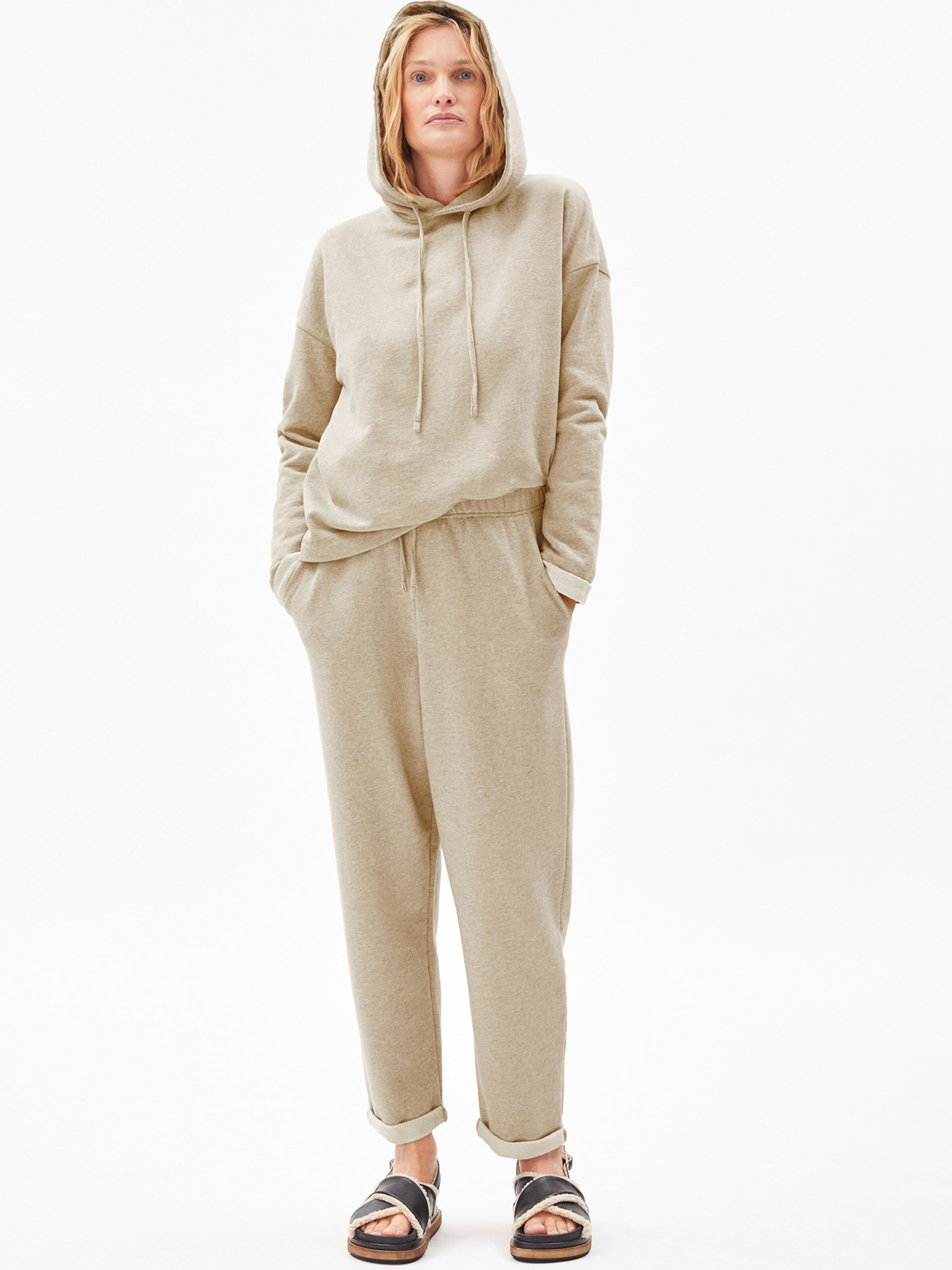 Frauen Sweat ARMEDANGELS Pullover 'Israa' in Hellbeige - IS05840 Frauen Sweat ARMEDANGELS Pullover 'Israa' in Hellbeige - IS05840