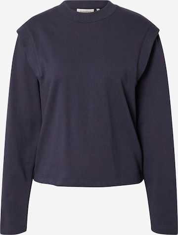 Another Label Sweatshirt 'Kasuga' i blå: framsida