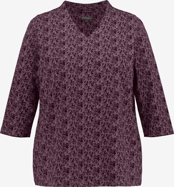 Ulla Popken Shirt in Lila: voorkant