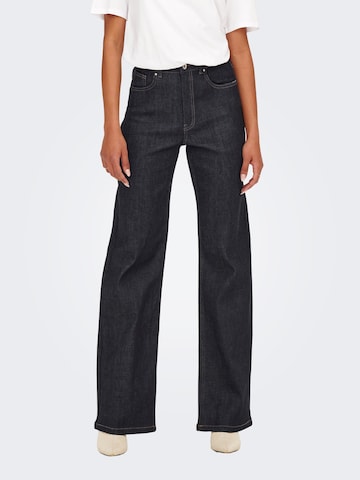 ONLY Wide leg Jeans 'Juicy' in Blauw: voorkant