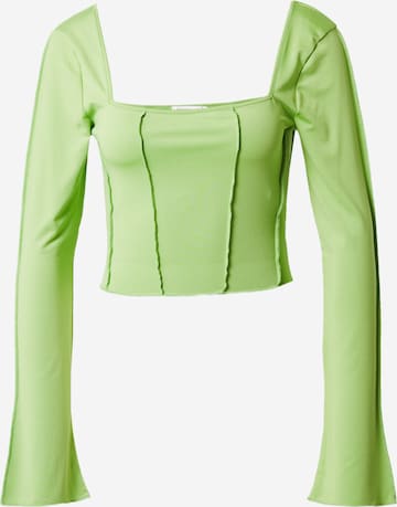 NLY by Nelly Shirt in Groen: voorkant