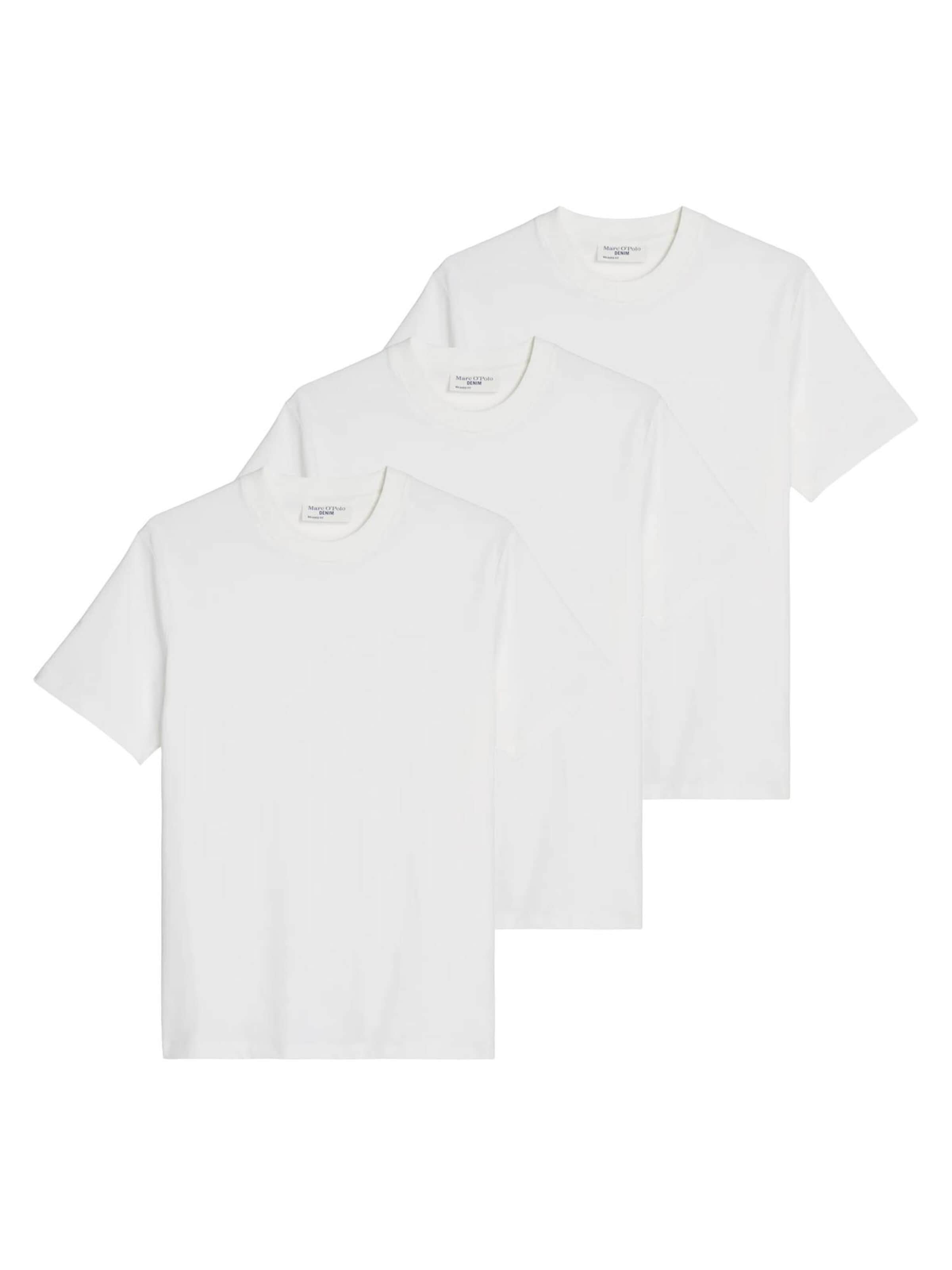 Marc O'Polo DENIM Shirt 'Basic' in White: front