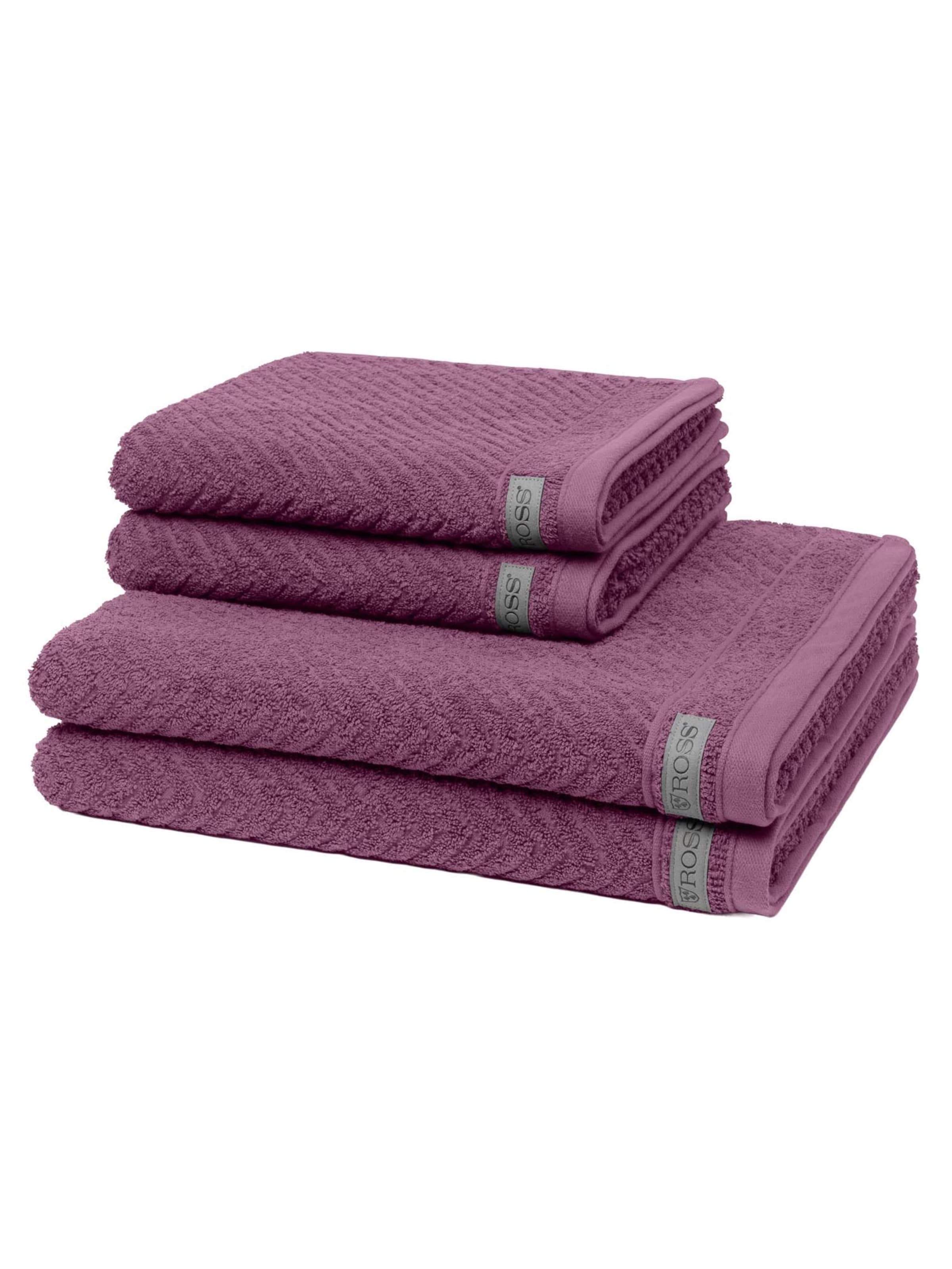 ROSS Handtuch 'Smart'‌‌‌‌‌‌‌‌‌ in Lila: Vorderseite