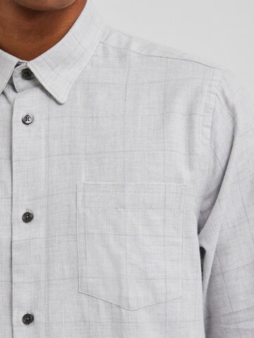 Bertoni Comfort fit Button Up Shirt 'Kornelius' in Grey