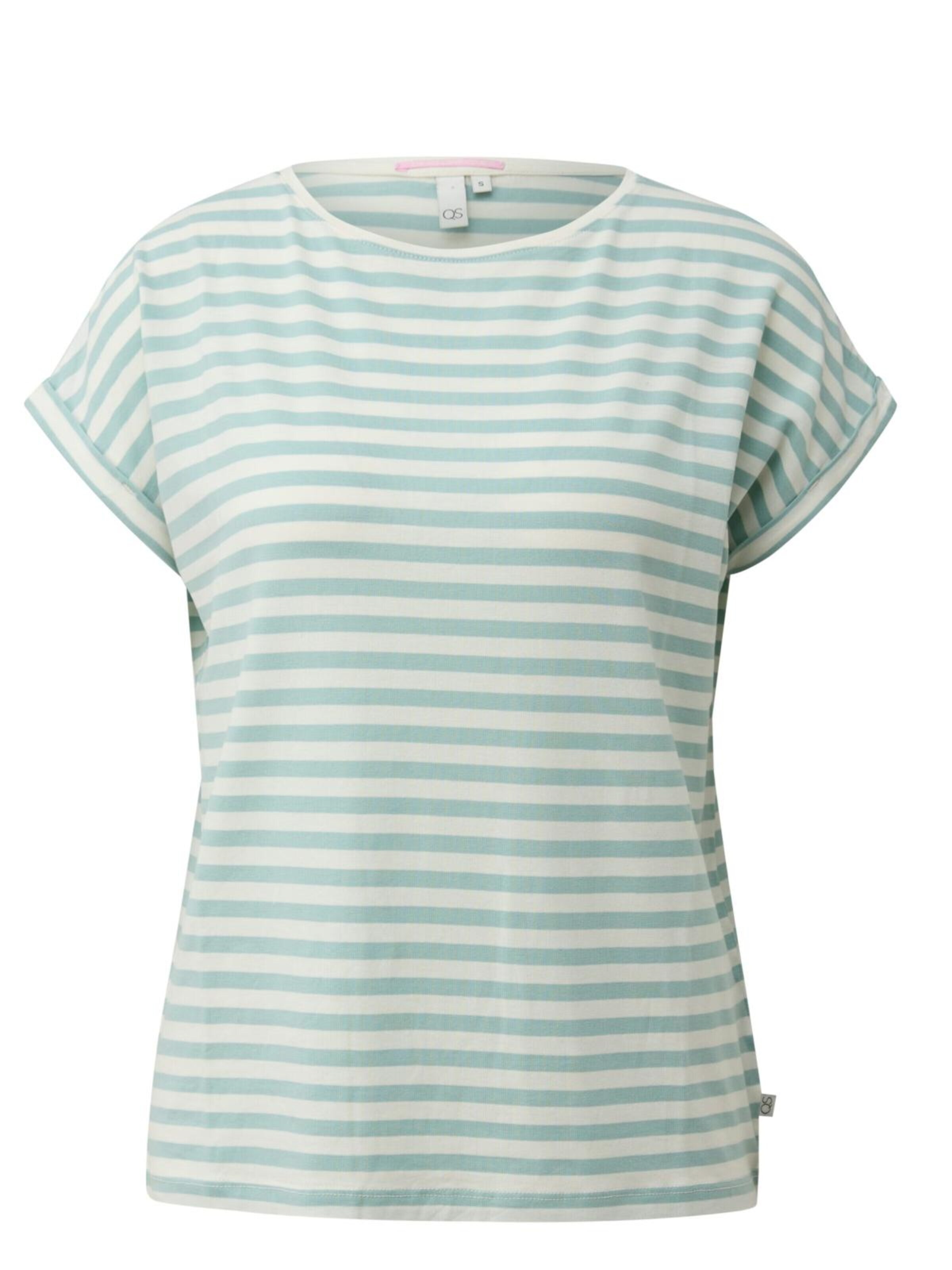 QS Shirt in Groen: voorkant