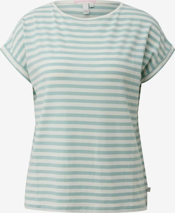 QS Shirt in Groen: voorkant