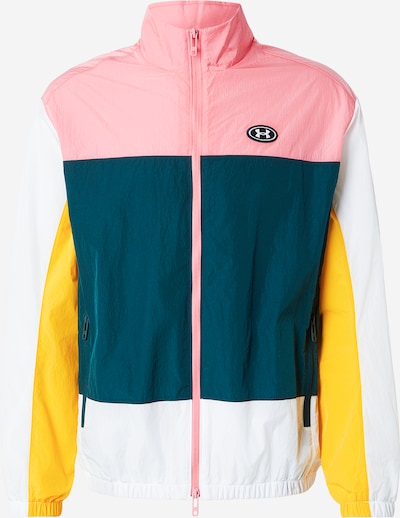 Sportinė striukė iš UNDER ARMOUR, spalva – geltona / smaragdinė spalva / pitajų spalva / balta, Prekių apžvalga