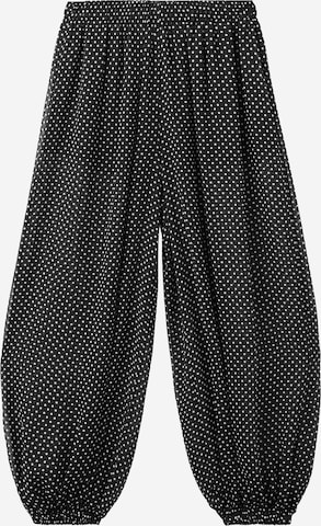 MANGOBarrel Harem hlače 'Poky' - crna boja: prednji dio