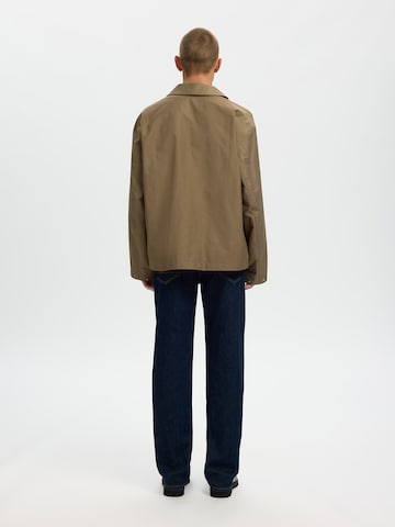 SELECTED - Chaqueta de entretiempo 'SLHCEDRIC' en marrón