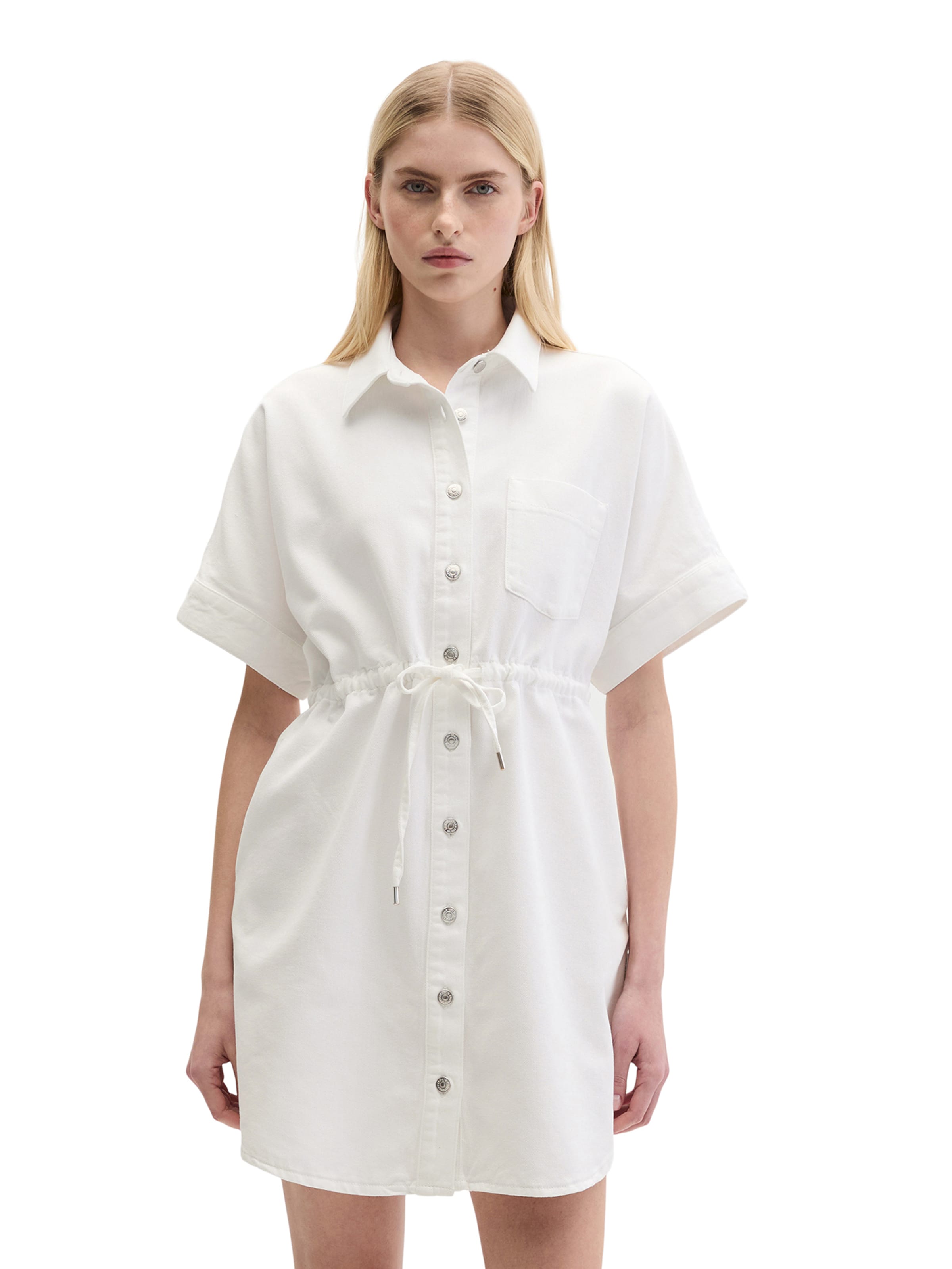 Abito camicia di Marc O'Polo in bianco: frontale