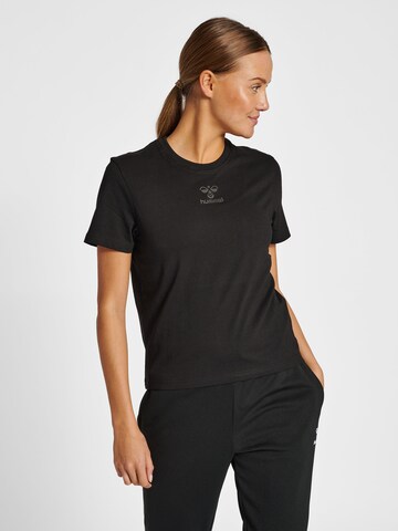 T-shirt fonctionnel Hummel en noir : devant