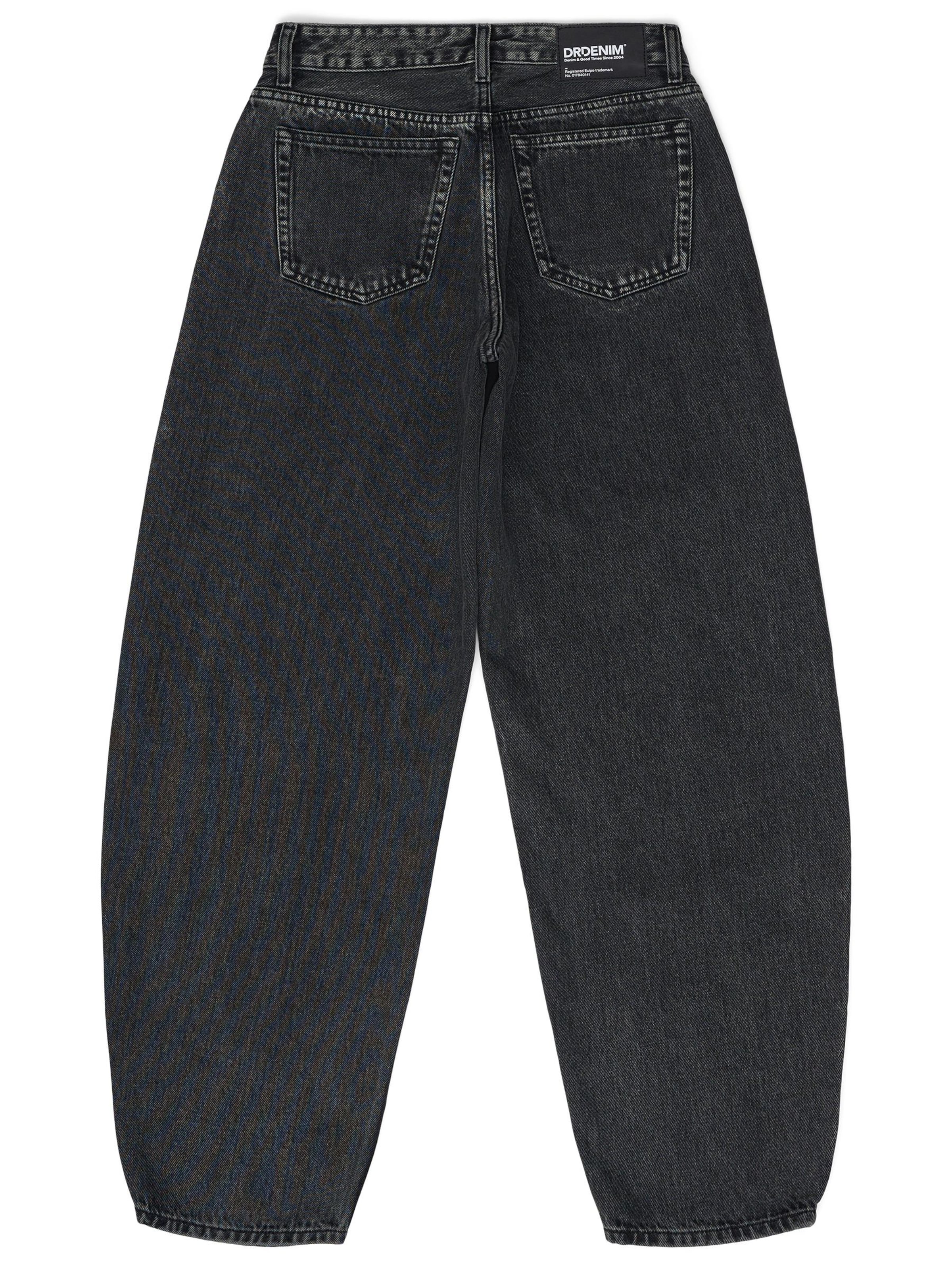 Dr. Denim Loosefit Jeans 'Nanci Mid Barrel Jeans'‌‌‌‌ in Schwarz