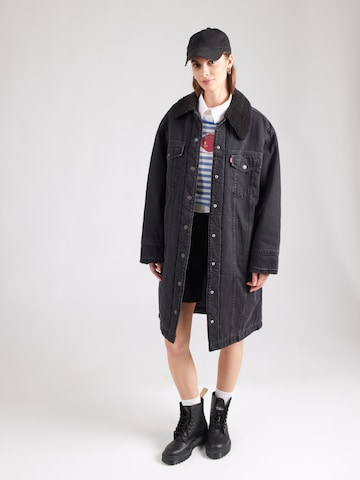 LEVI'S ®Prijelazni kaput - crna boja: prednji dio