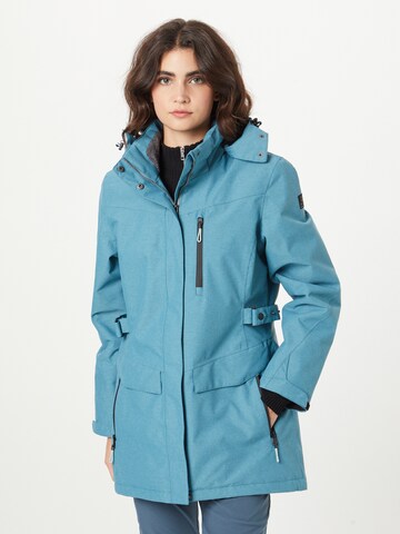 KILLTEC Weatherproof jacket in Blue: front