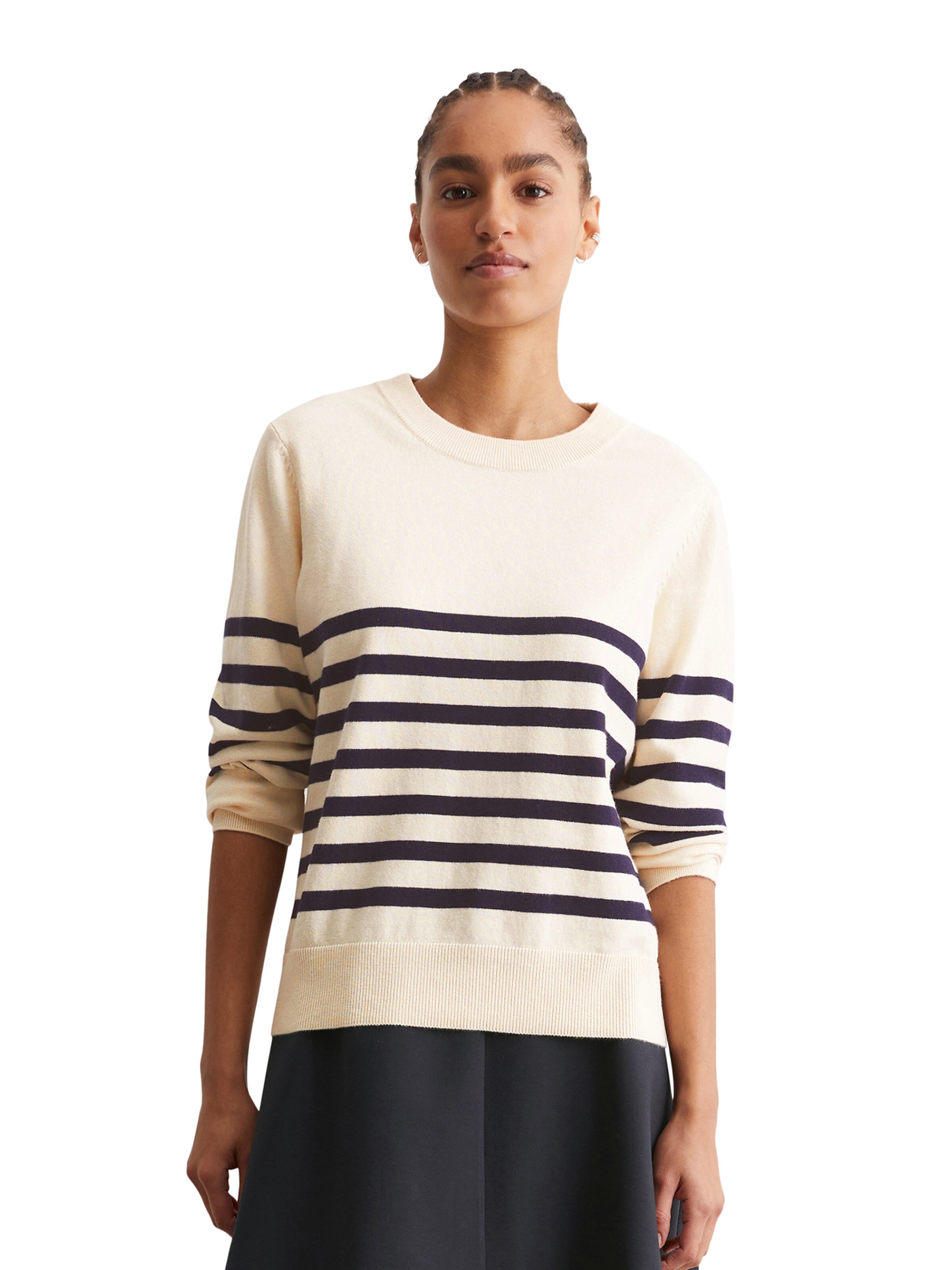 Marc O'Polo DENIM Pullover in Beige: Vorderseite