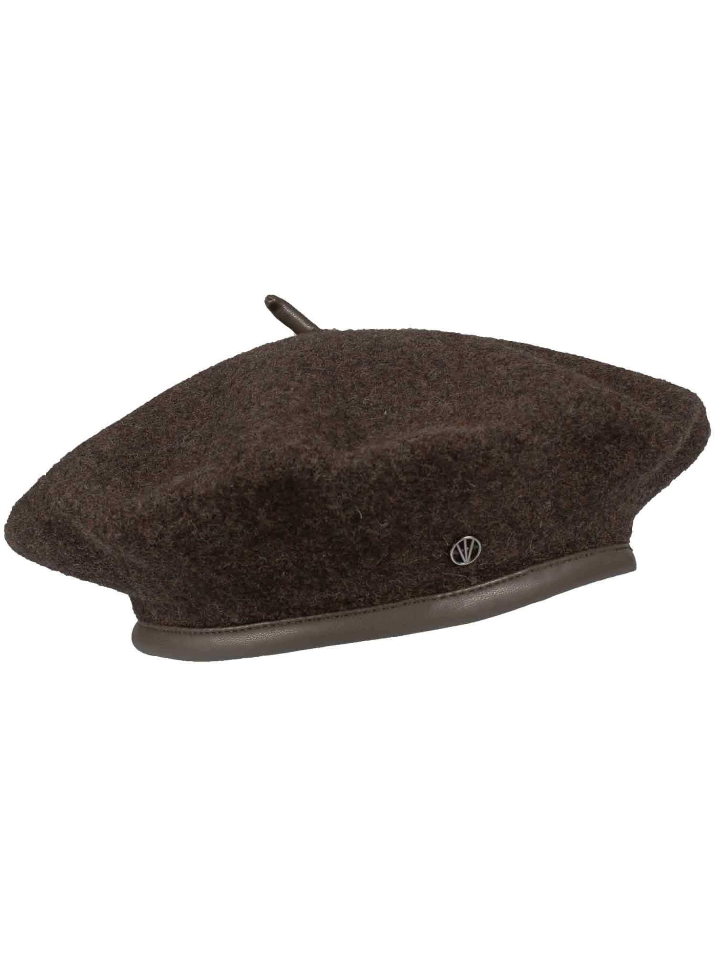 LOEVENICH Beanie in Brown: front