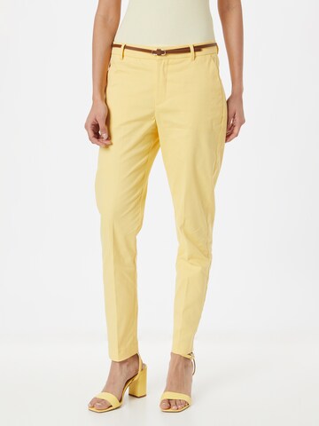 Slimfit Pantaloni chino 'Days' di b.young in giallo: frontale