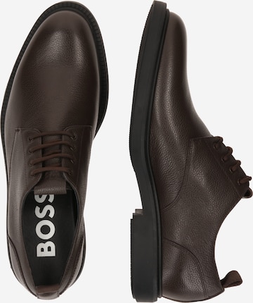 BOSS Black Обувки с връзки 'Larry' в кафяво