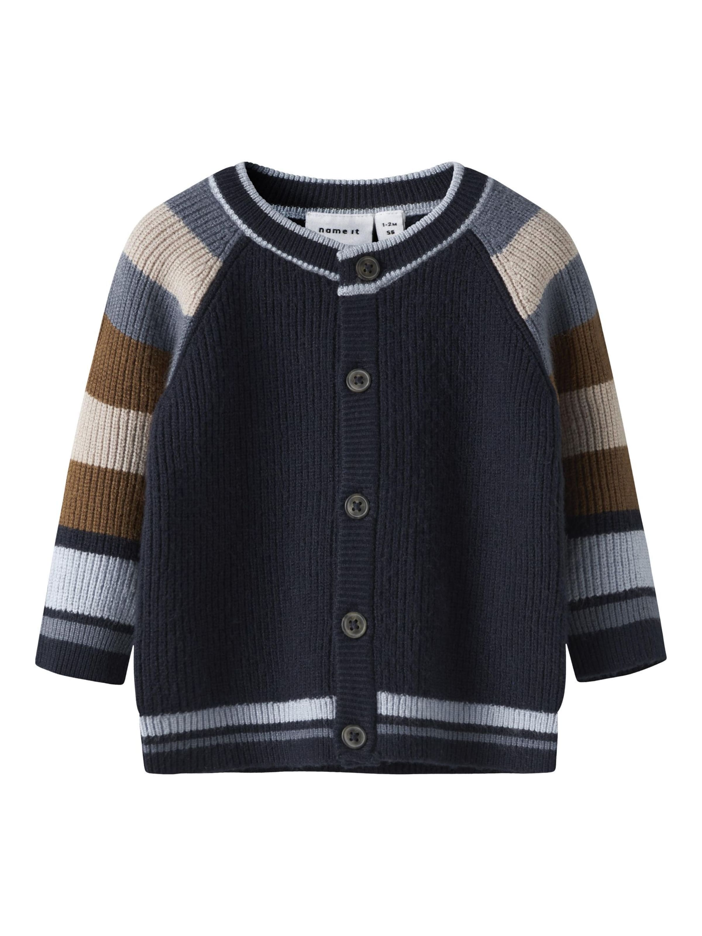 NAME IT Knit cardigan in Blue: front