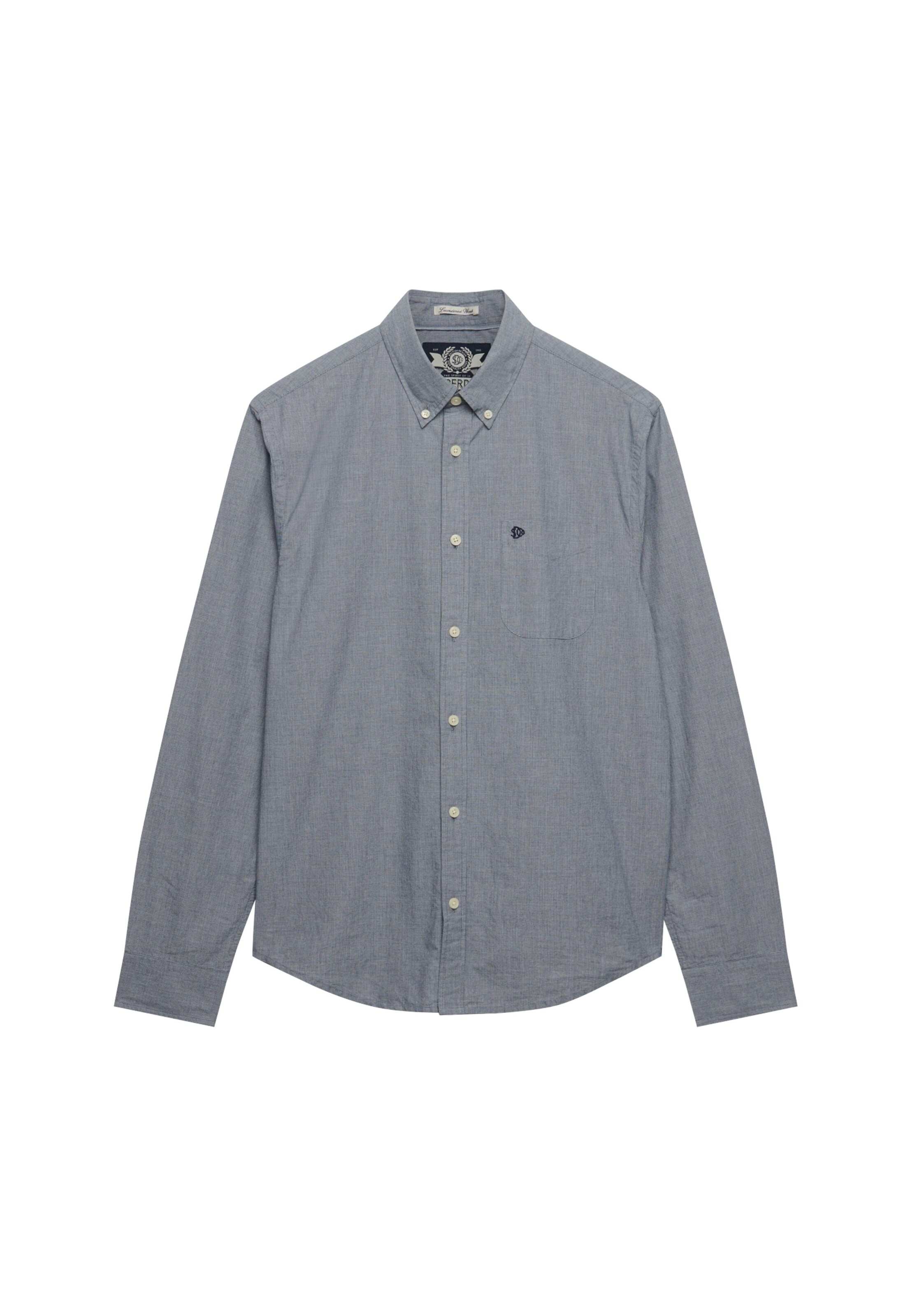 Chemise Superdry & Co en bleu : devant