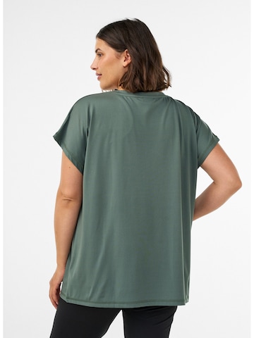 Active by Zizzi - Camisa 'ABASIC' em verde