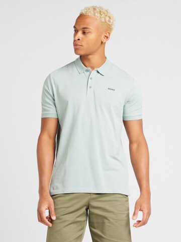 HUGO Poloshirt 'Donos' in Grau: Vorderseite