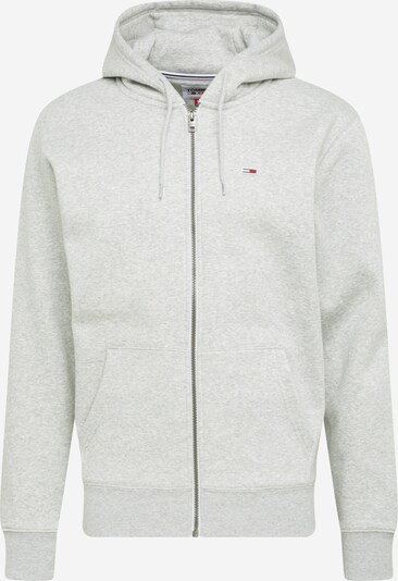 Tommy Jeans Zip-Up Hoodie in Navy / Light grey / Red / White, Item view