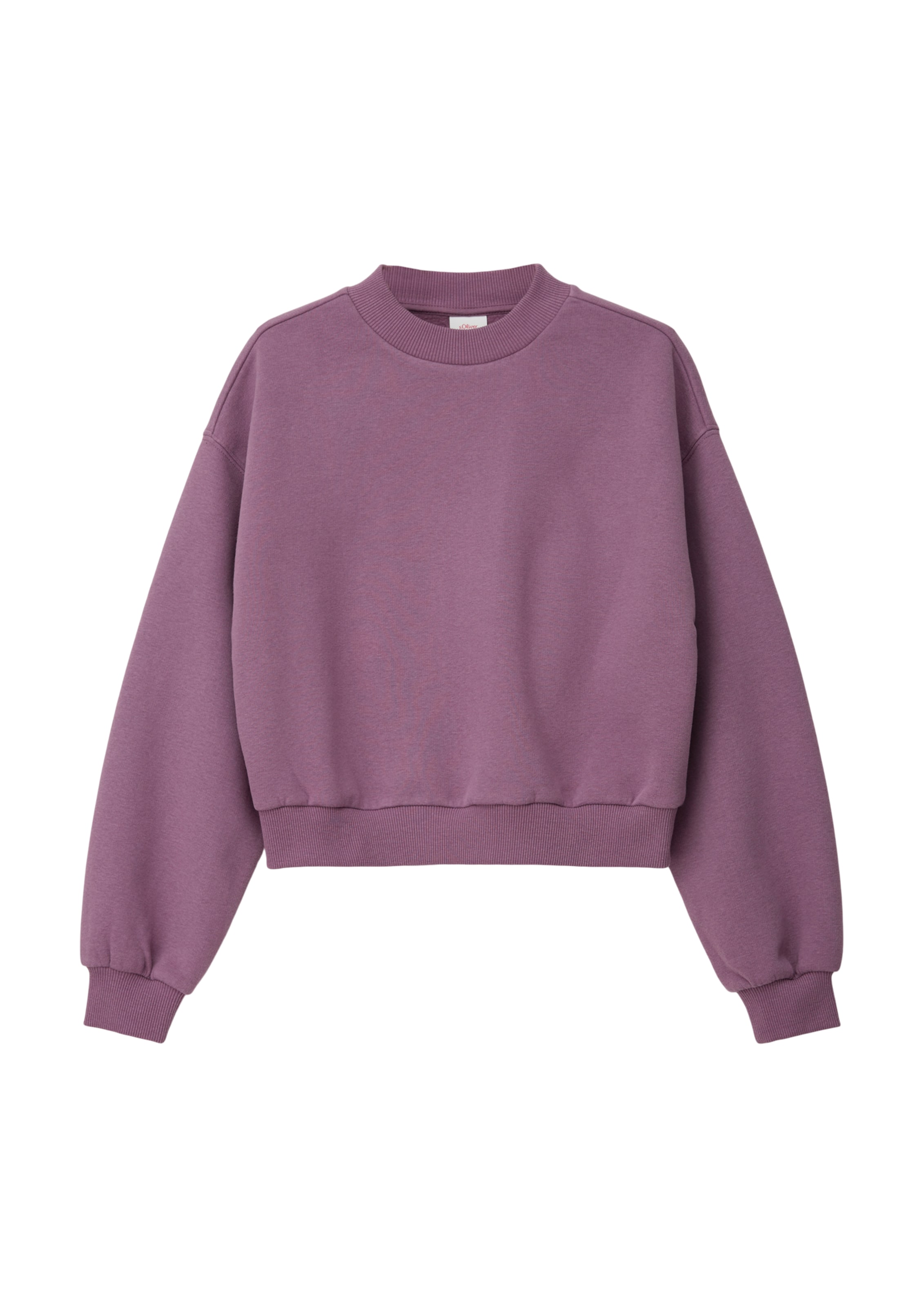s.Oliver Sweatshirt in Lila: voorkant