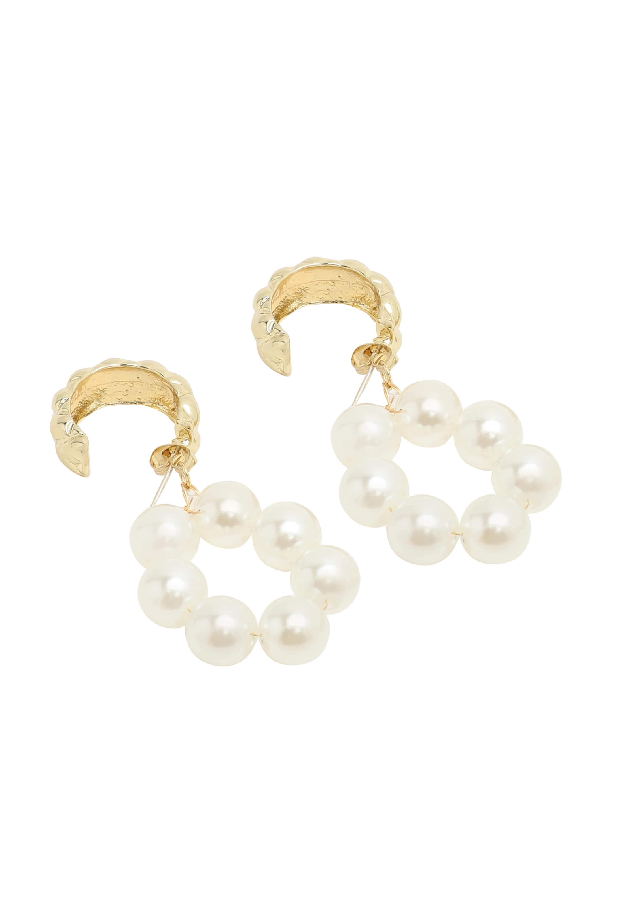 SOHI Серьги в Золотой: спереди