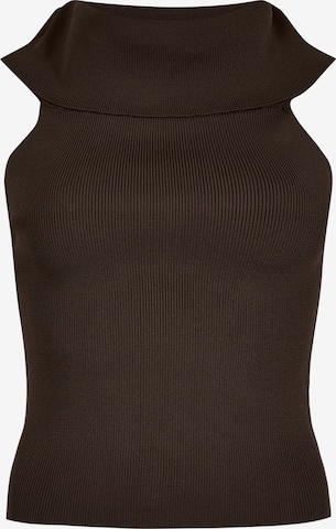 Haut ' ' Apricot en marron : devant