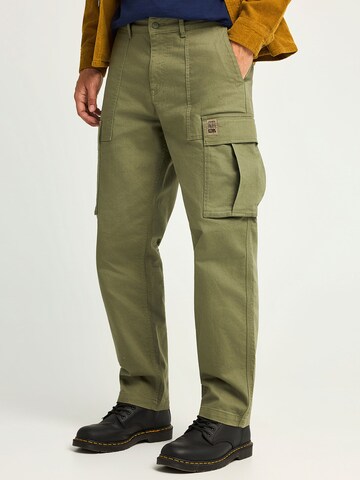 Loosefit Pantalon cargo Funky Buddha en vert