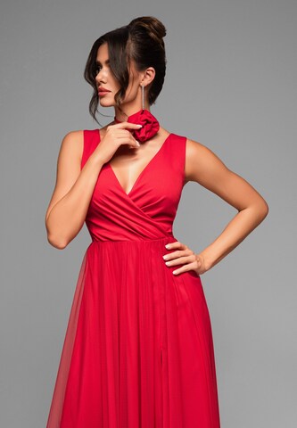 Robe de soirée Ombre en rouge