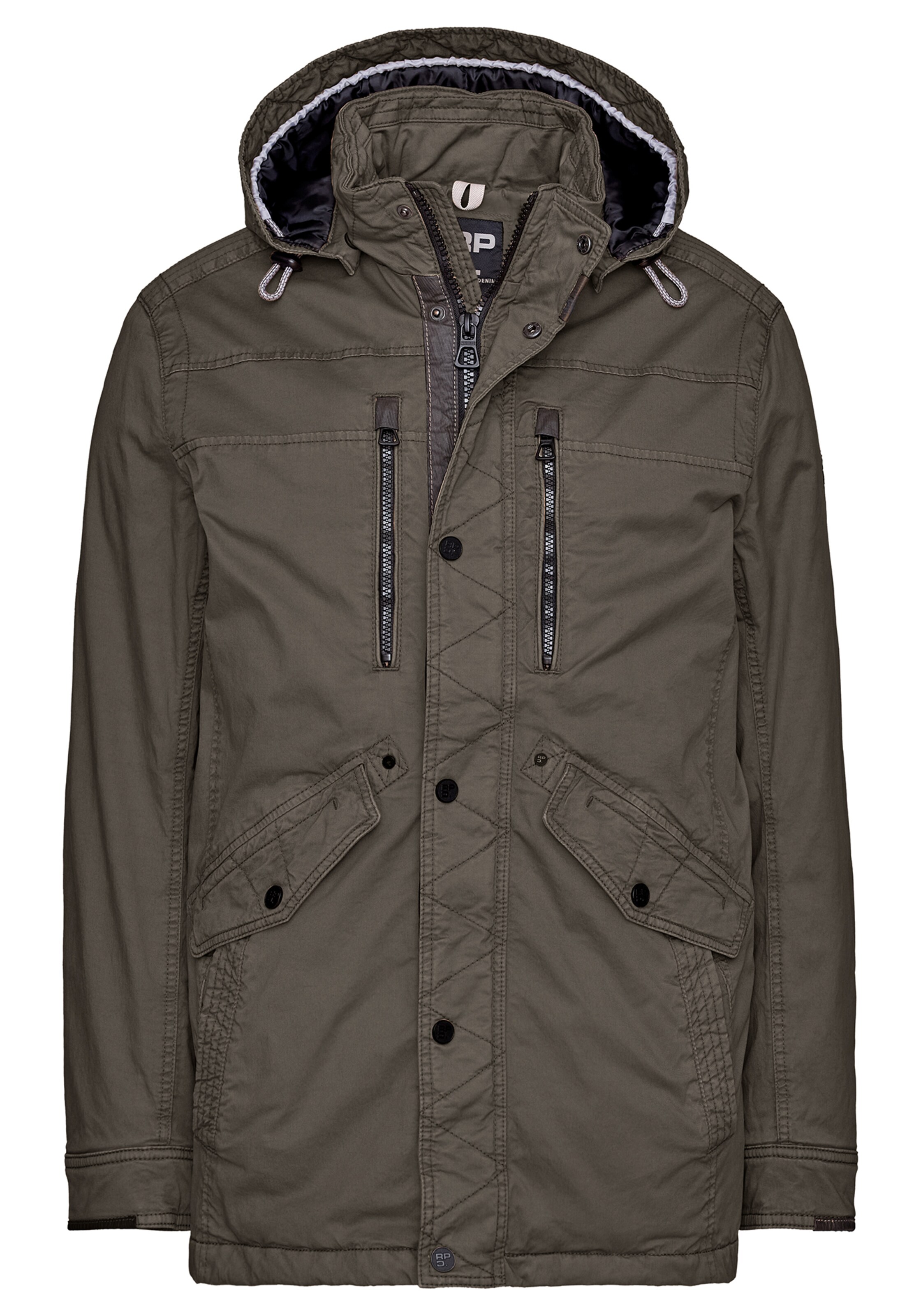 REDPOINT Winter Parka in Green: front
