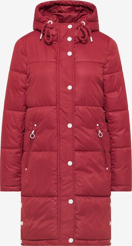 DreiMaster Maritim Winter Coat in Red: front