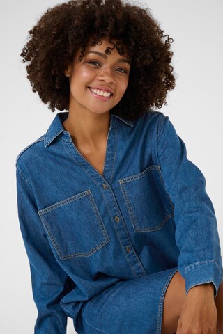 CULTURE Blusekjole 'CUmola Arpa' i blå