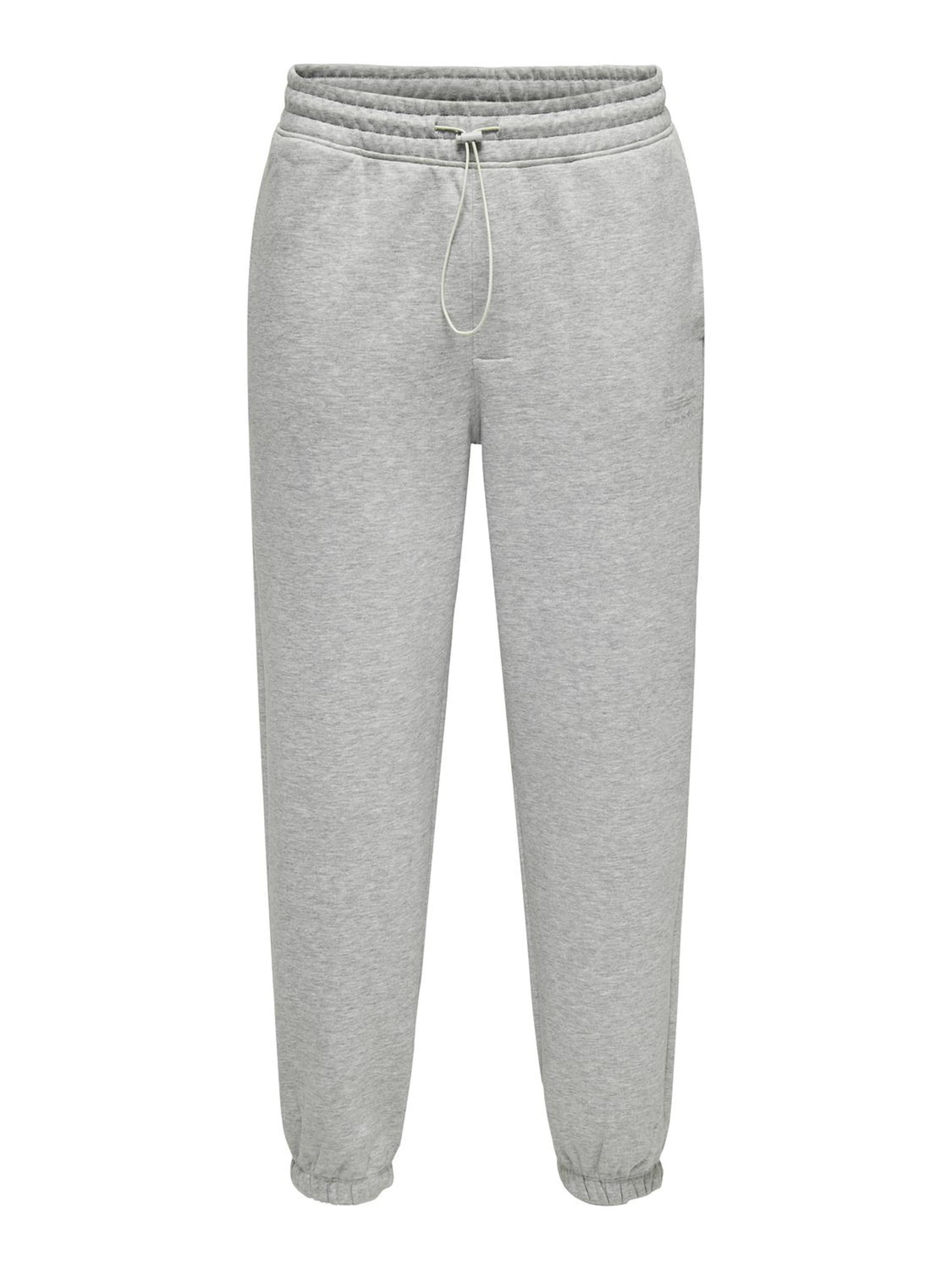 Only & Sons Pantalon 'Engel Rlx' en gris chiné, Vue avec produit