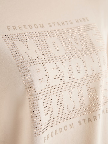 CECIL - Camiseta 'Hotfix' en beige