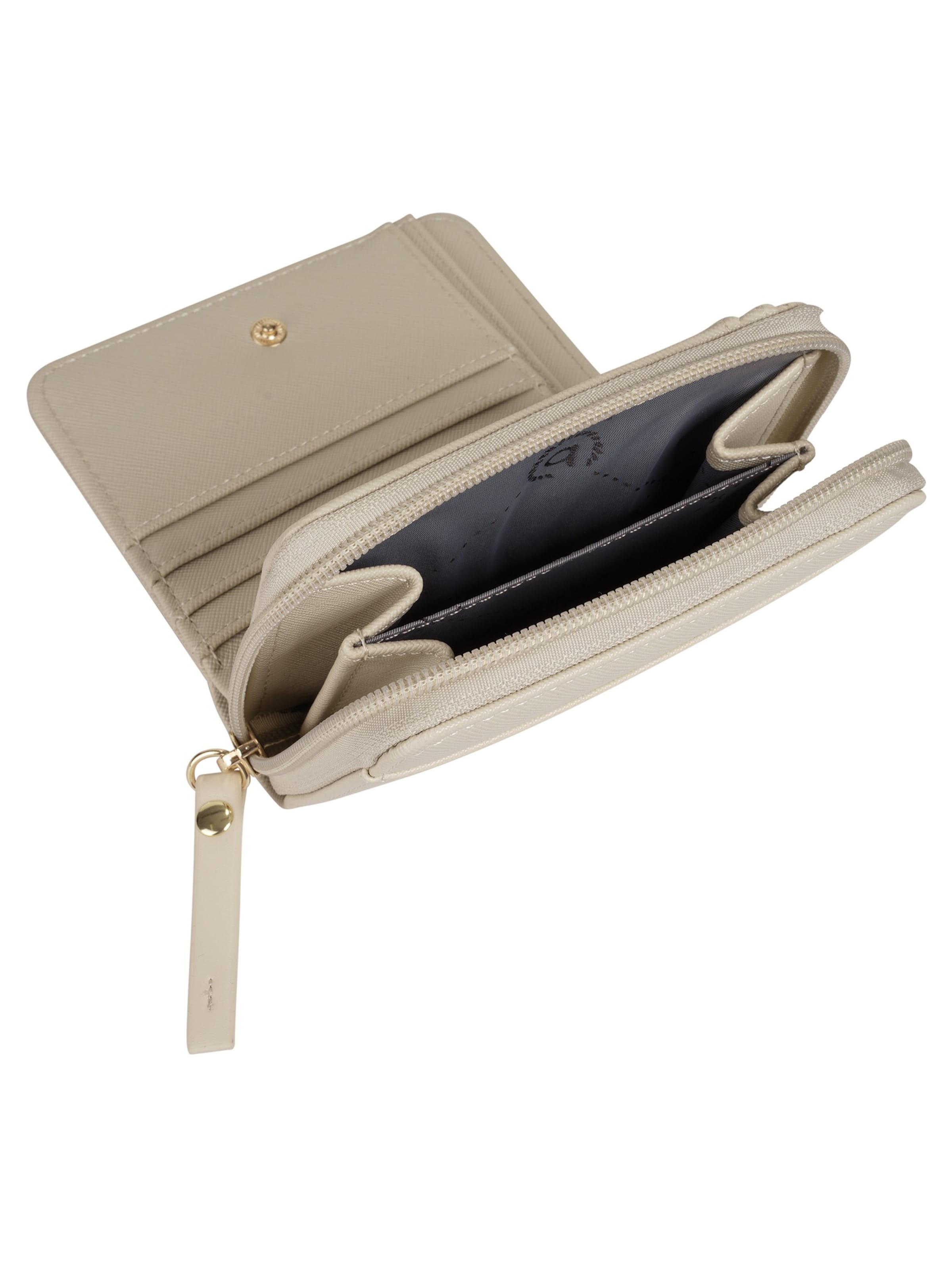 bugatti Wallet 'bugatti Geldbörse ELLA SAFFIANO' in Beige