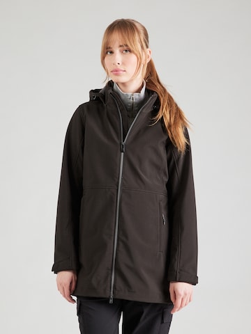 KILLTEC Outdoorjacke 'KOW 95' in Schwarz: Vorderseite
