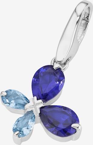 Ciondolo di Giorgio Martello Milano in blu: frontale