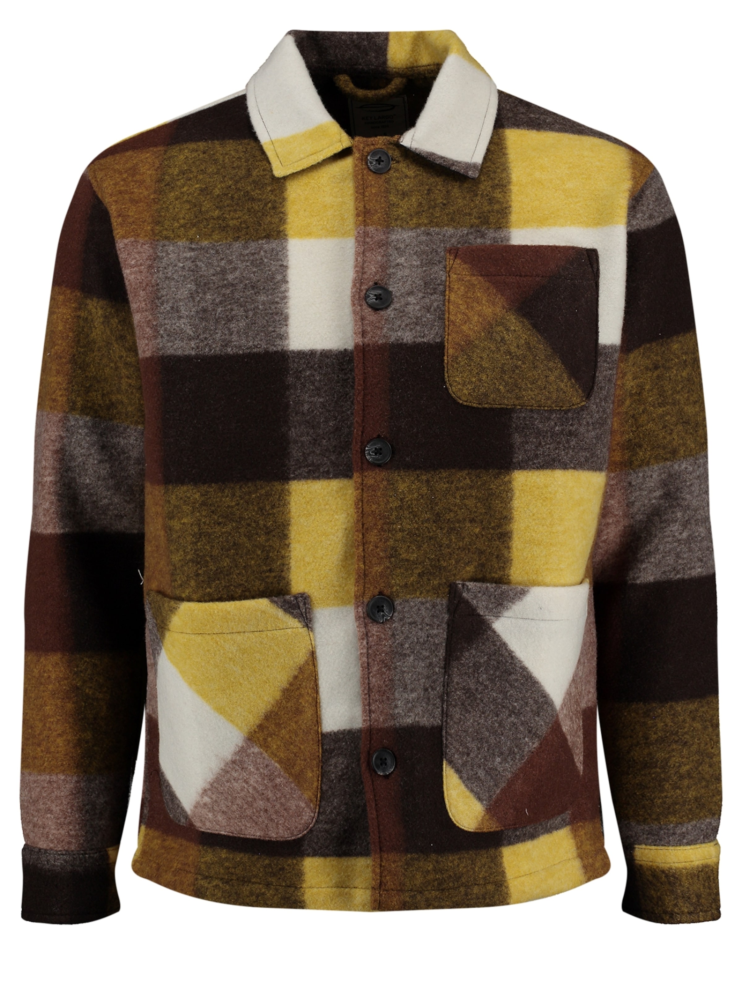 Key Largo Välikausitakki 'LOCARNO' värissä ruskea: etupuoli