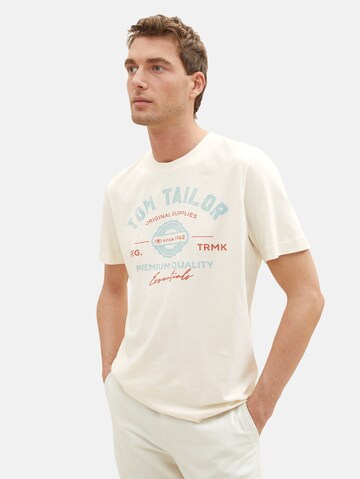 TOM TAILOR Bluser & t-shirts i beige