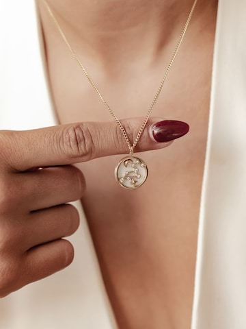 Hey Happiness - Cadena 'Luminous Leo' en oro