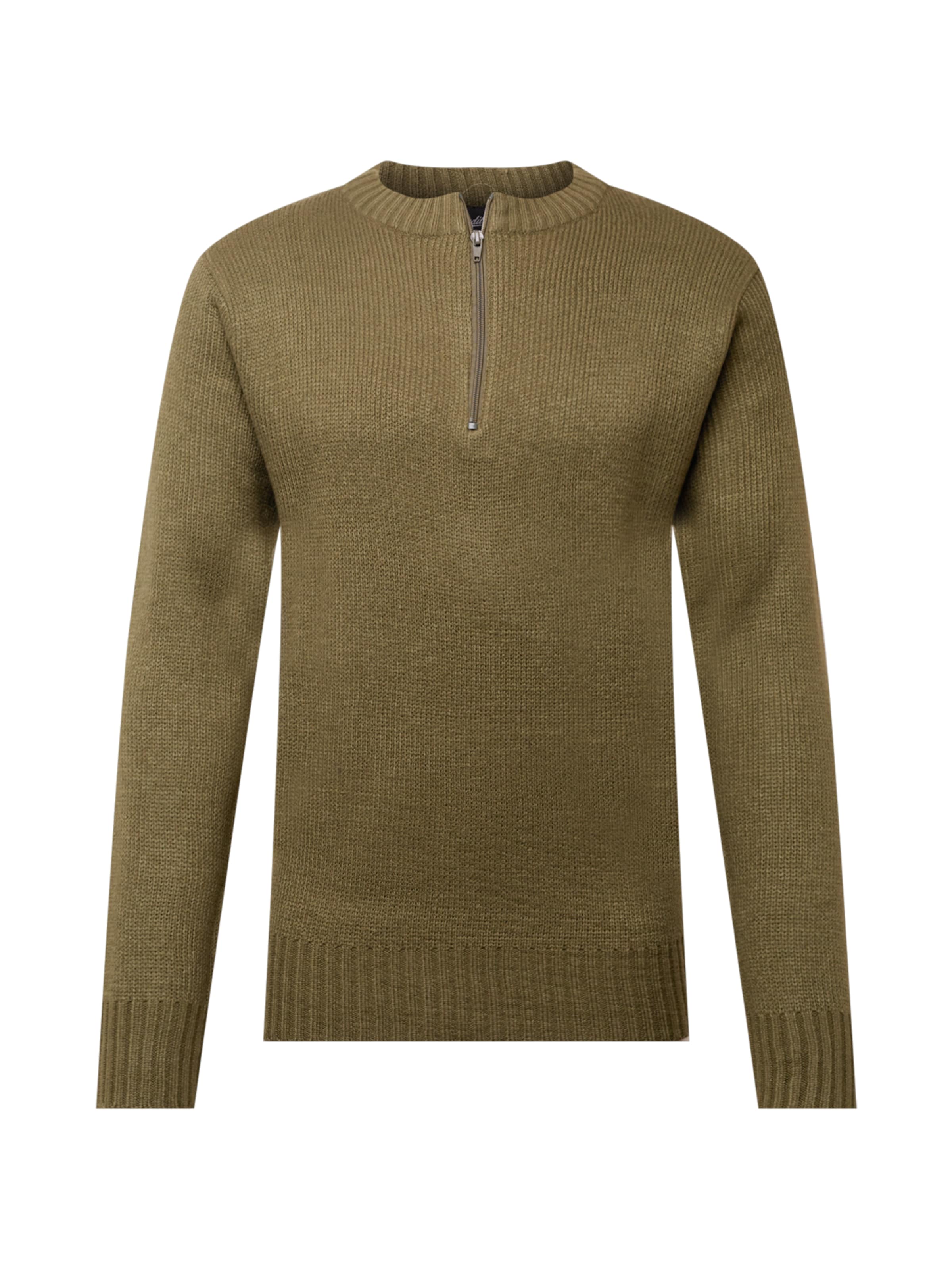 Brandit Свитер 'Armee' в Зеленый: спереди