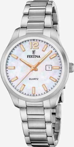 Montre à affichage analogique 'Acero Clasico' FESTINA en beige : devant
