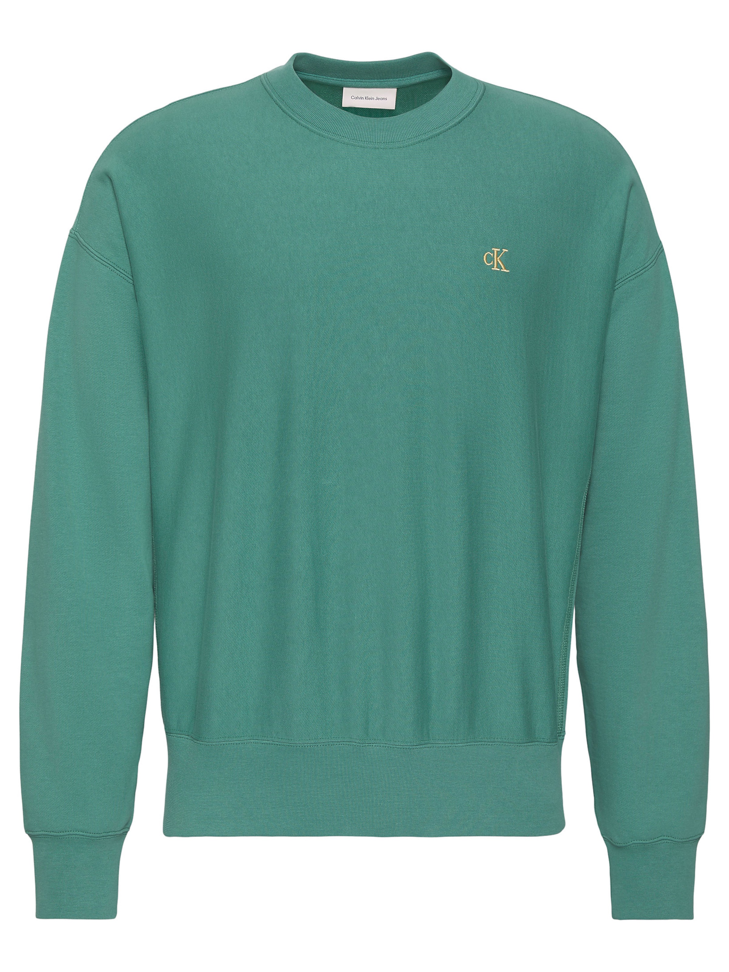 Calvin Klein Jeans Sweatshirt in Grün: Vorderseite