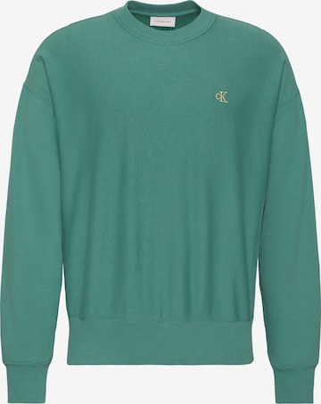 Calvin Klein Jeans Sweatshirt in Grün: Vorderseite