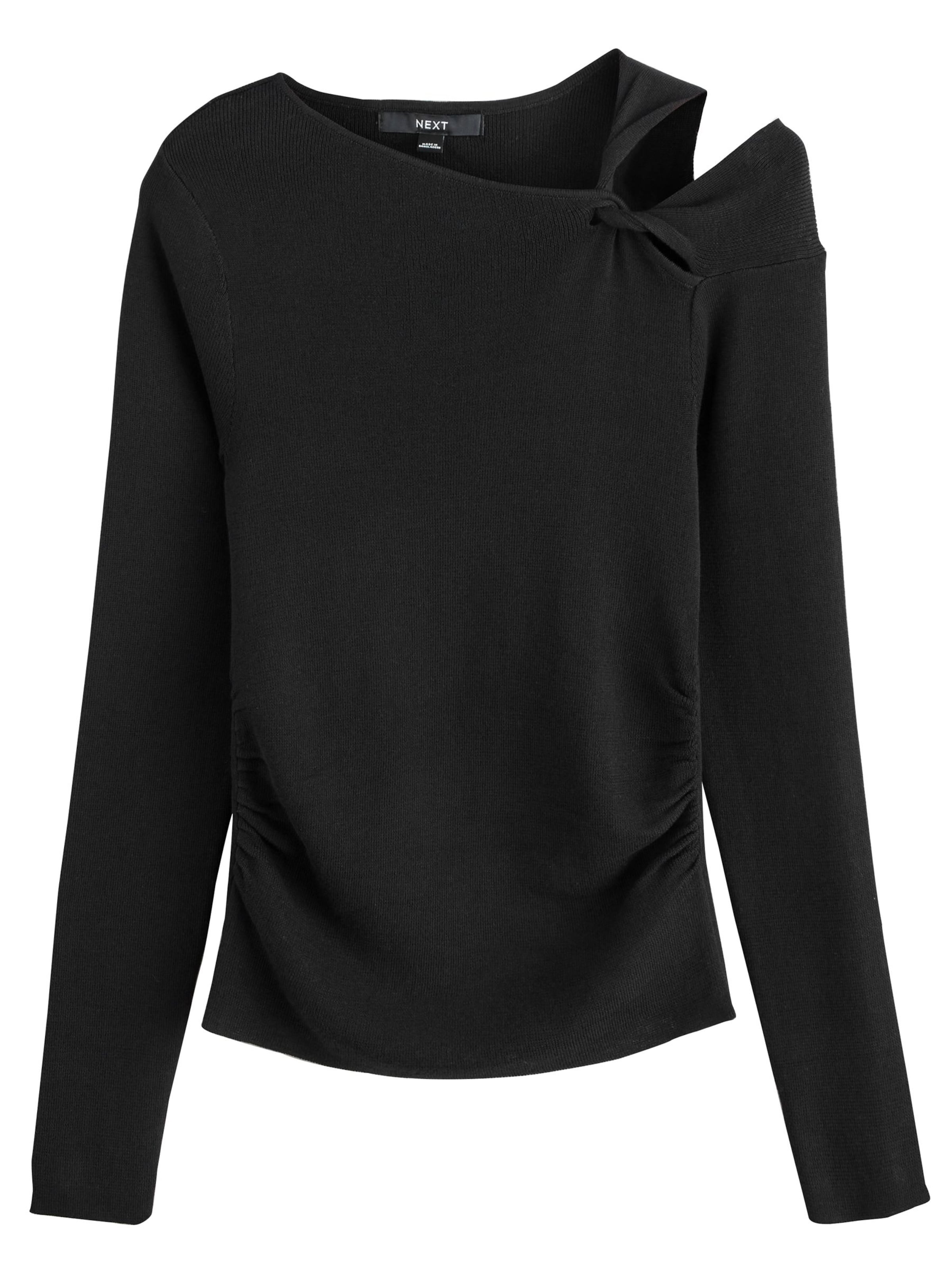 Next T-shirt i svart: framsida