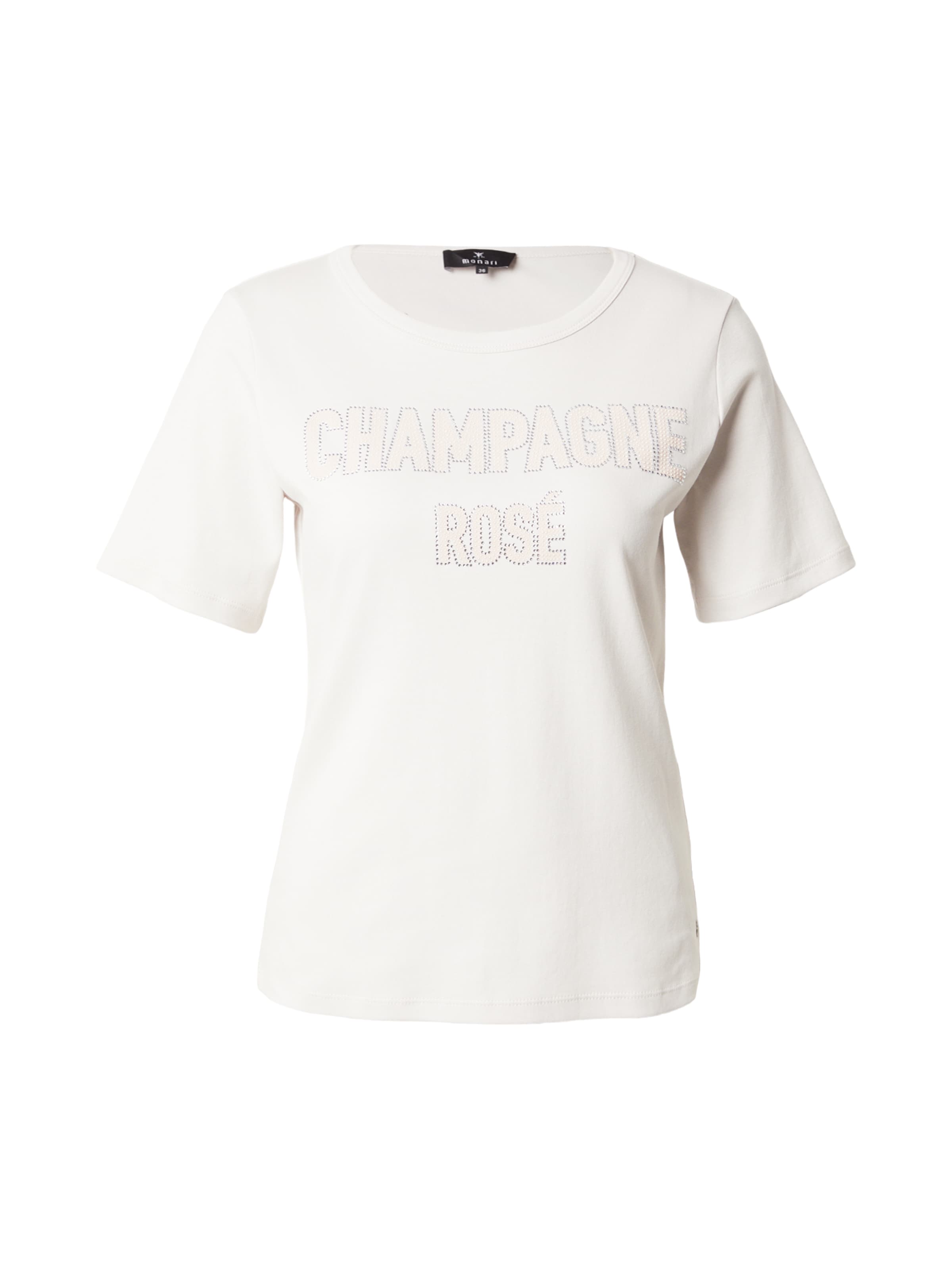 T-shirt monari en beige : devant